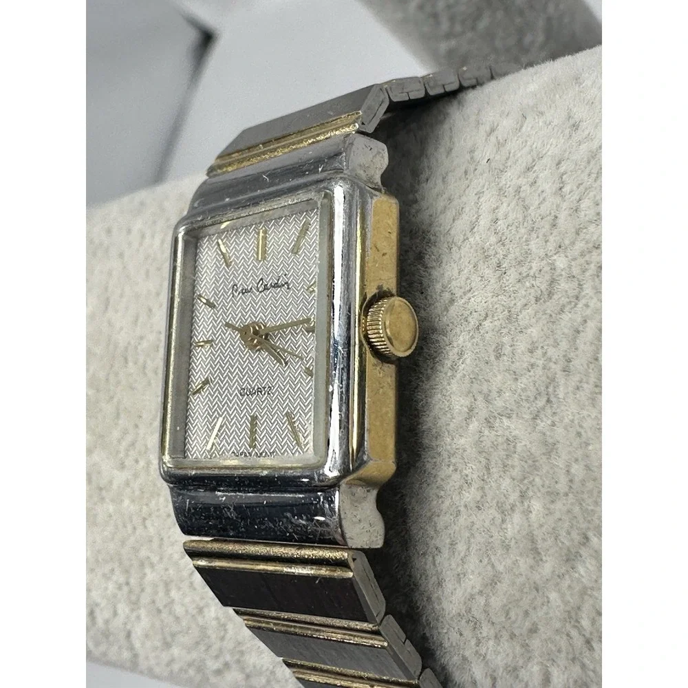 Pierre Cardin‎ Ladies Tank Watch New Battery 18MM 7
